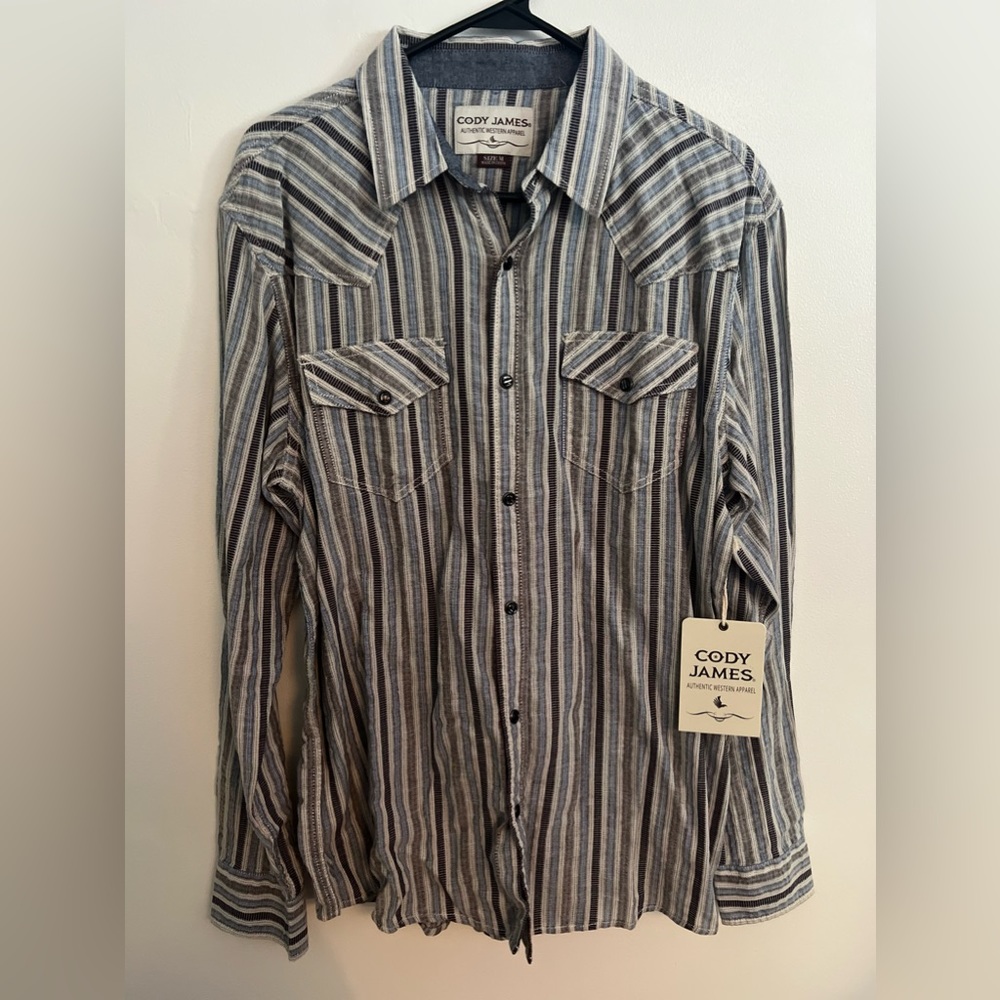 NWT Cody James western style button down shirt - Picture 5 of 5